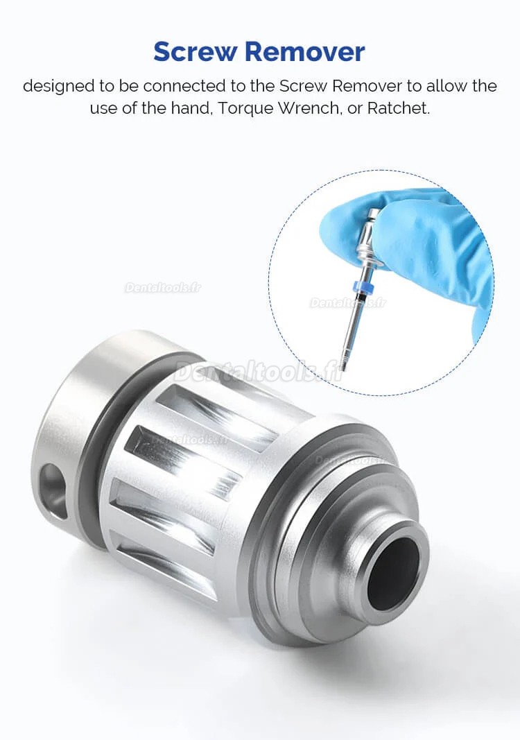 Kit universel d'extraction de vis d'implant cass&eacute;e dentaire